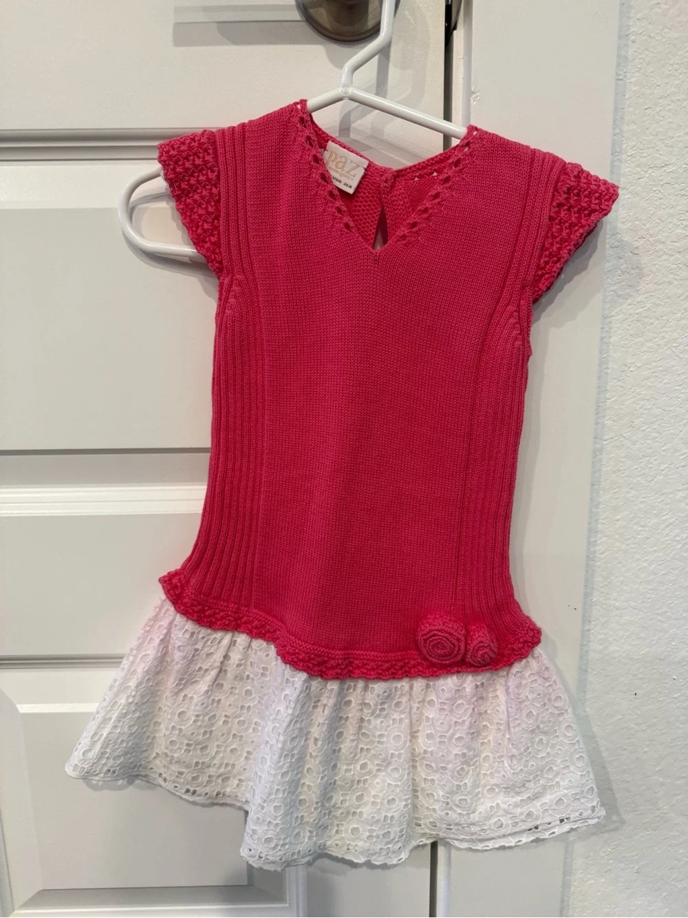 Paz Rodríguez - Pinkerton Knit & Eyelet Dress Top for Kids - (Brand Unspecified)